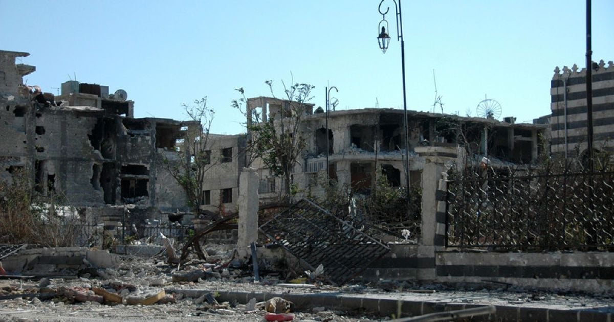 Сирійський Хомс знищений / © Фото EPA/UPG