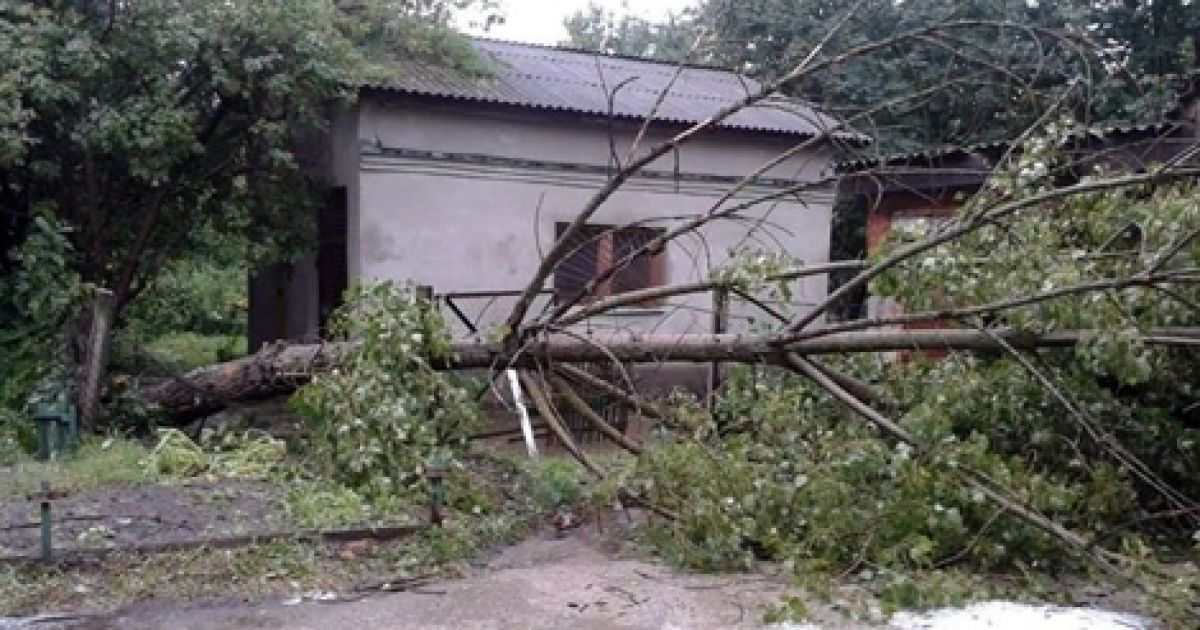 Івано-Франківськ засипав крупний град / © vk.com/typical_if