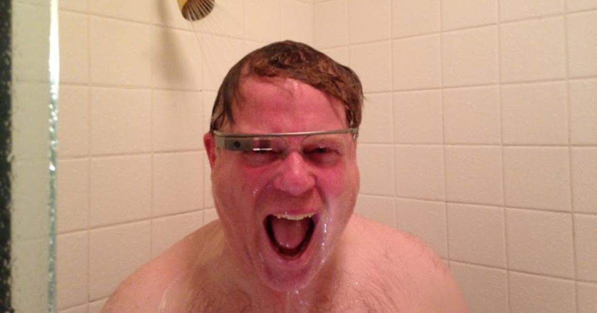 Роберт Скобл в Google Glass