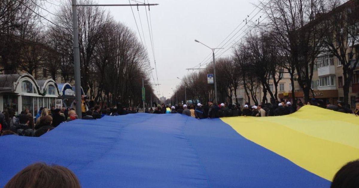 У Харкові пройшла акція "Вставай, Україно!" / © Facebook/Ольга Лаппо