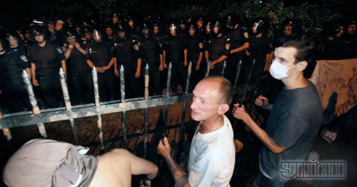 У Києві пройшло пікетування Святошинського райвідділу міліції / © УНІАН