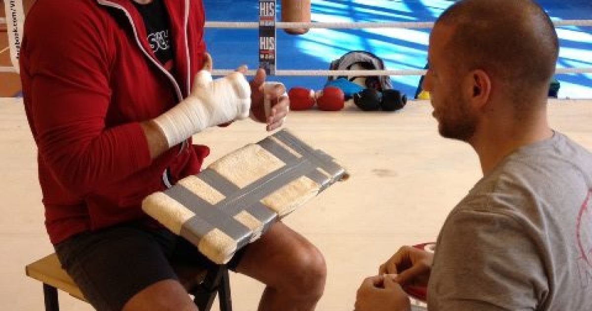 Володимир Кличко на тренуванні у Гоїнгу / © facebook.com/VitaliWladimirKlitschko