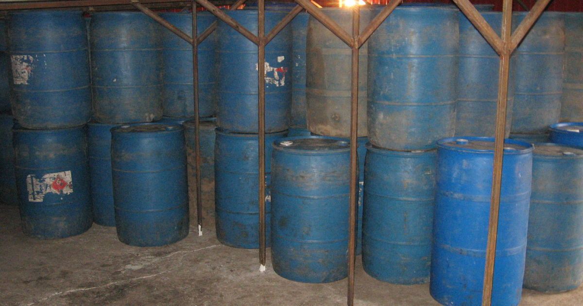 Вартість вилученого спирту склала понад 1 мільйон грн