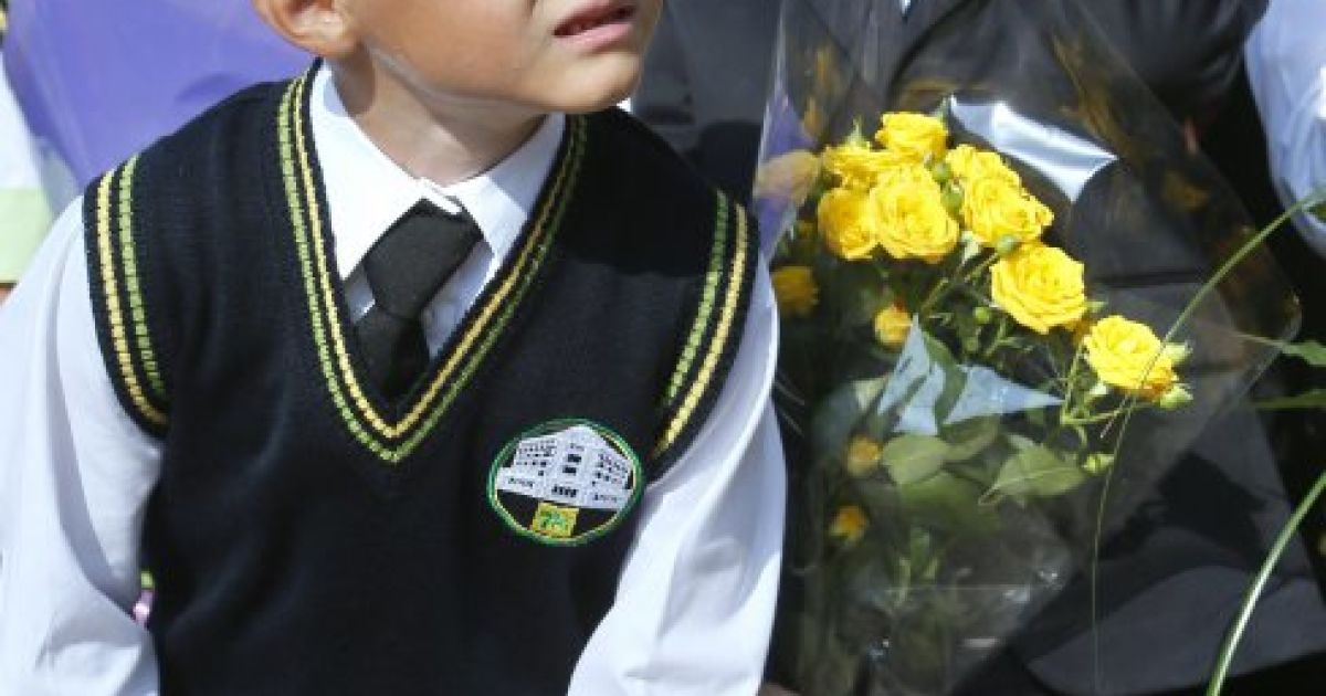 Янукович привітав школярів зі святом Першого дзвоника / © УНІАН