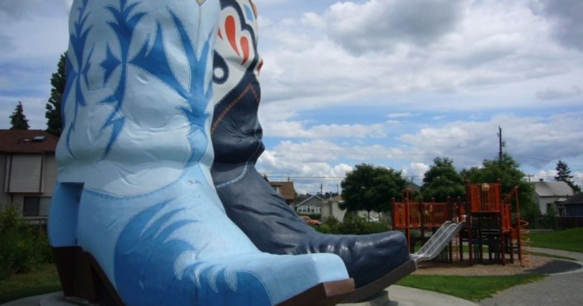 У будинку-чоботах у США продають сувеніри