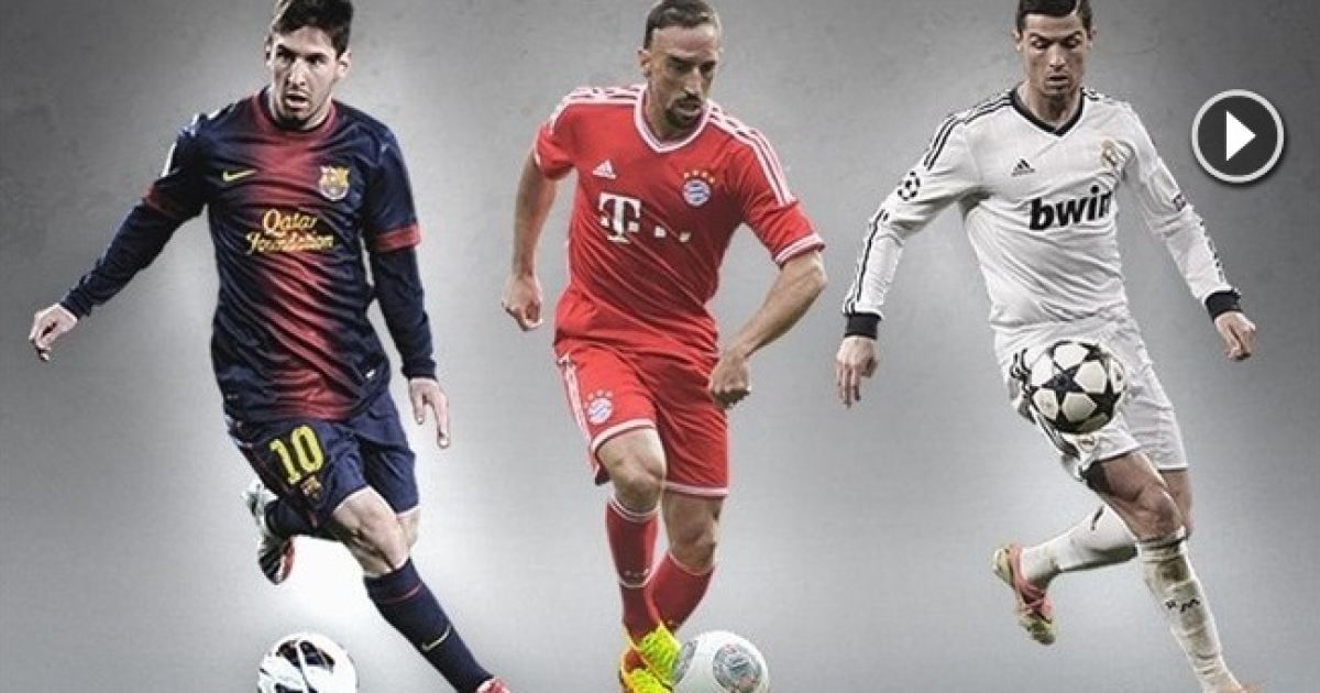 Мессі, Рібері і Роналду - претенденти на звання найкращого гравця Європи