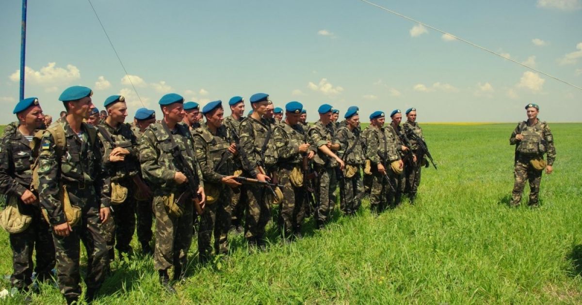 Морпіхи і десантники успішно знищили "базу терористів". / © Думская.net