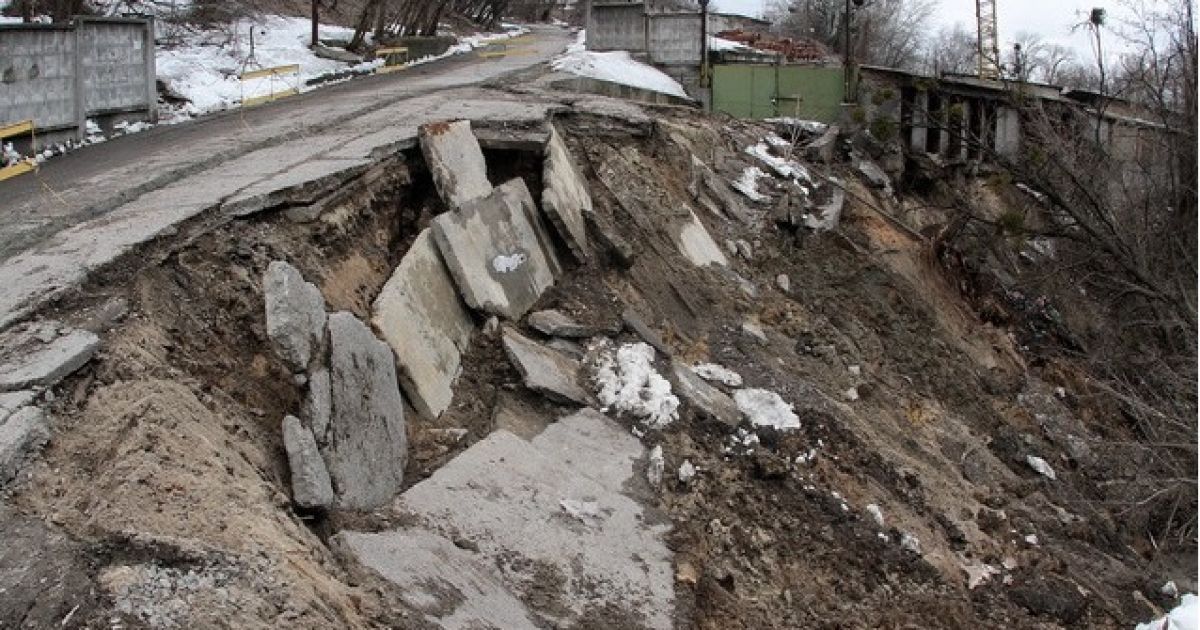 У Києві знову обвалилася земля / © Сегодня