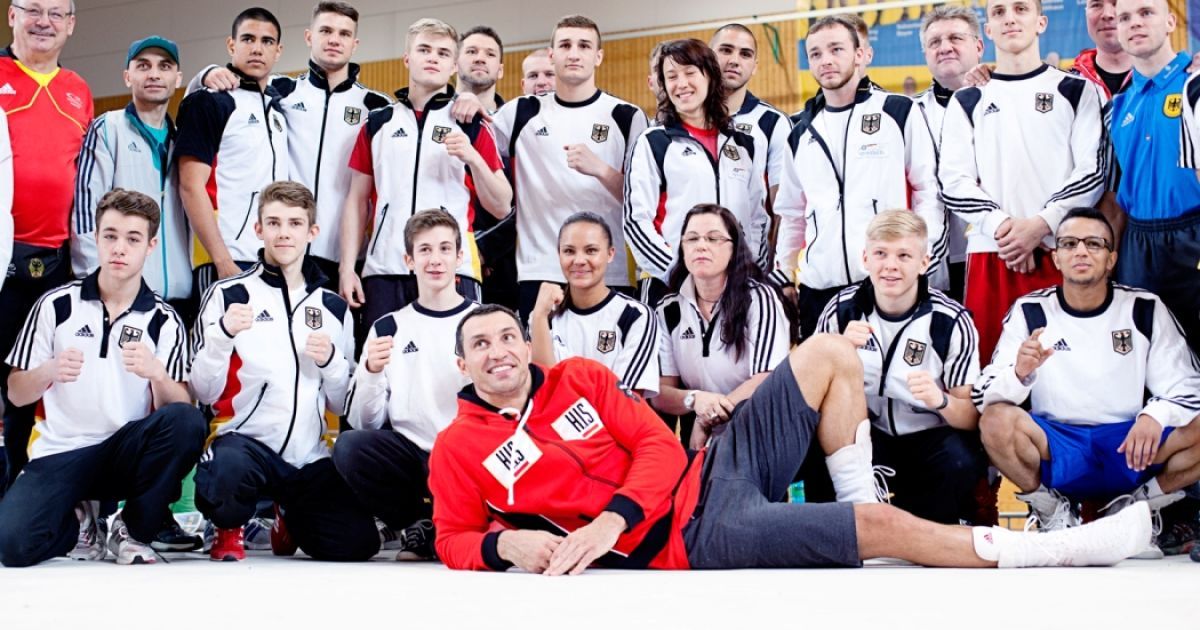 Відкрите тренування Кличка і П'янети / © klitschko.com
