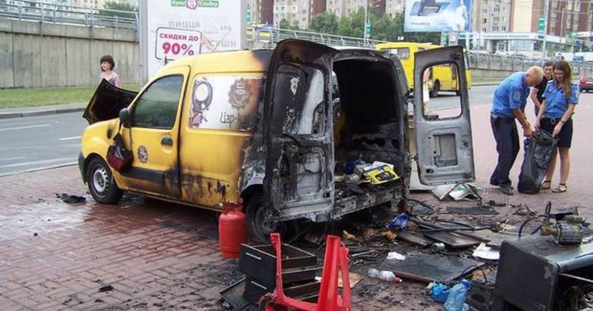 У Києві знову вибухнула автокав'ярня