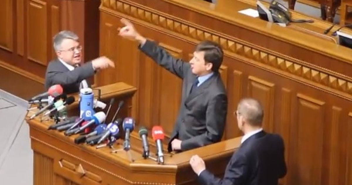 Виступ Олеся Донія не сподобався лідерам опозиції