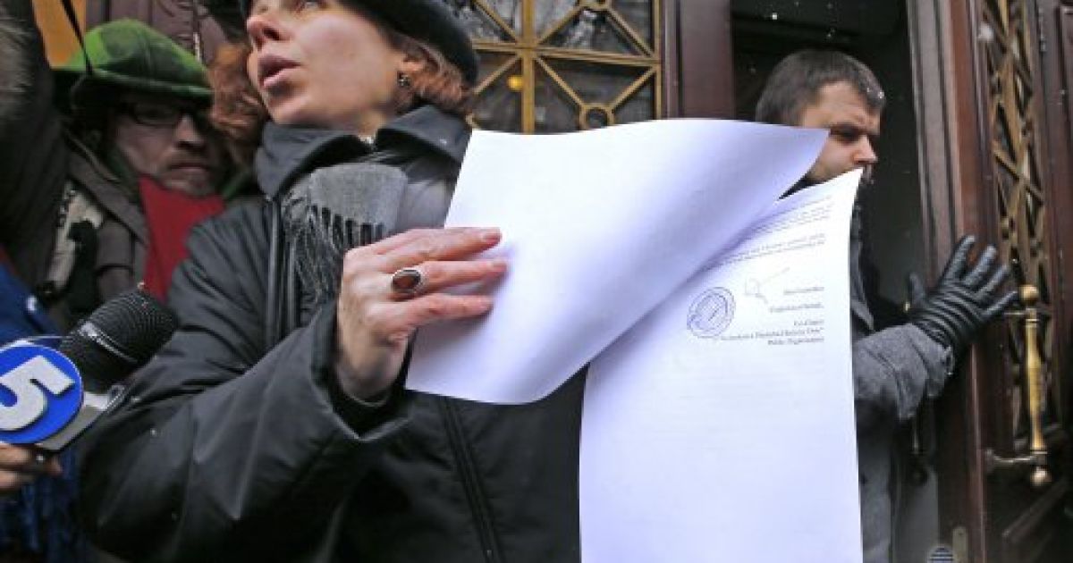 Кияни влаштували акцію протесту / © УНІАН