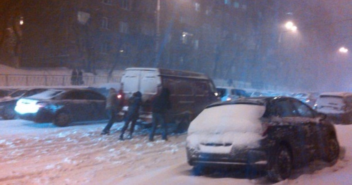 У Києві місцями починають утворюватися затори / © Сегодня