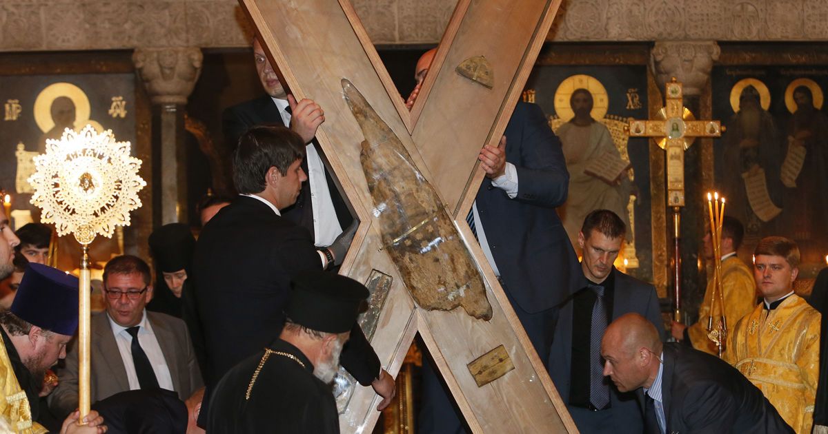 Патріарх Кирило прибув до Києва з великою святинею. Фото Володимира Гонтара / © УНІАН