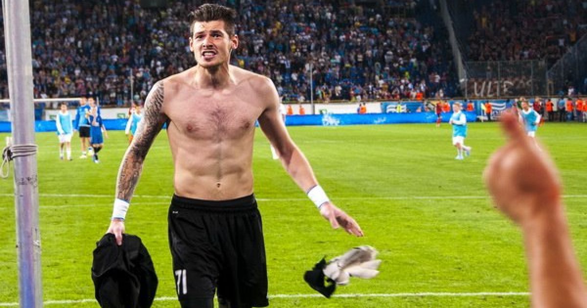 Бойко во время игры за "Днепр"