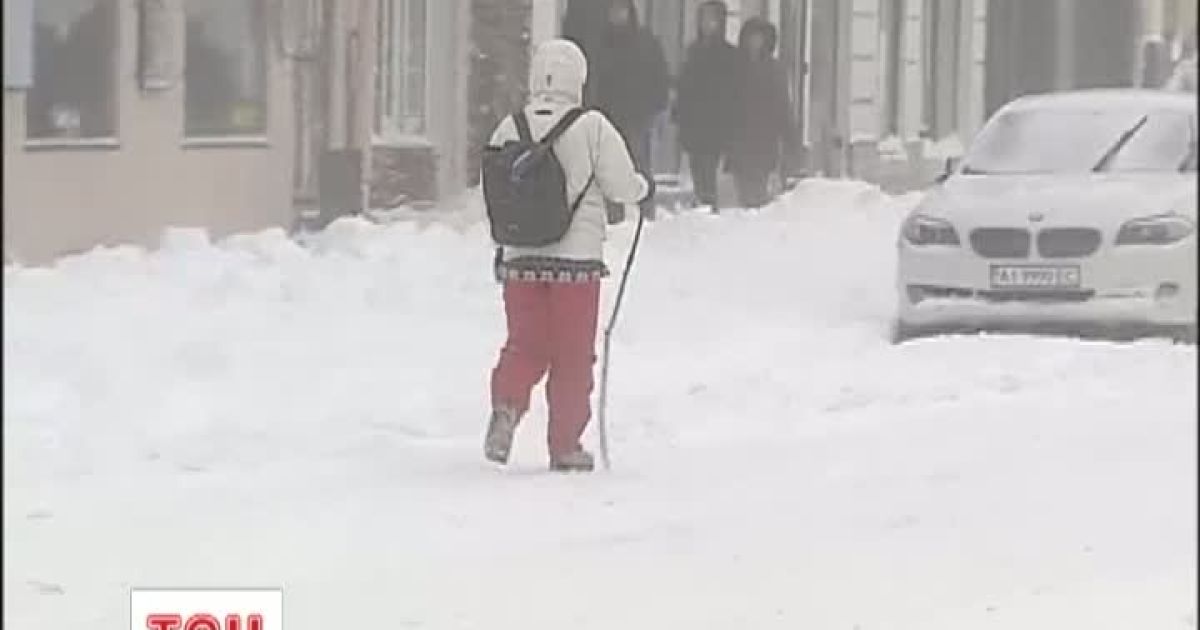 Снігова субота киянам запам'ятається надовго