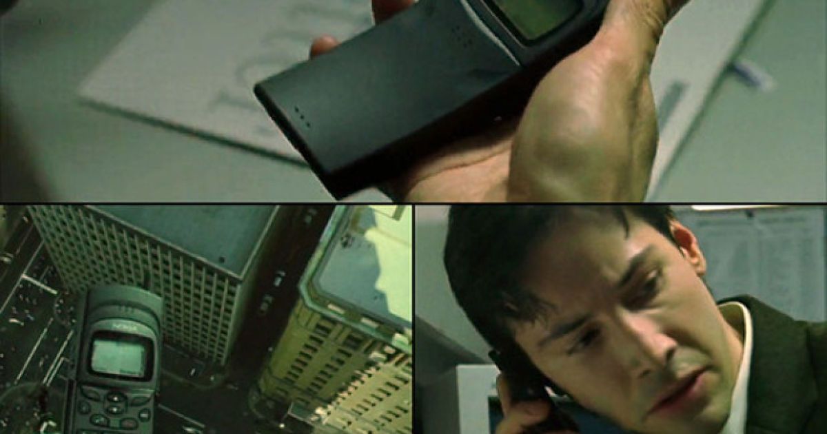 1996 рік. Nokia 8110
Кадри з фільму &laquo;Матриця&raquo; / © Lenta.ru