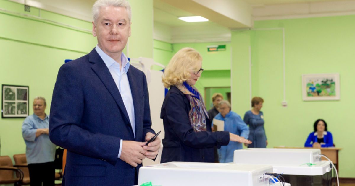 Собянін лідирує на виборах мера Москви