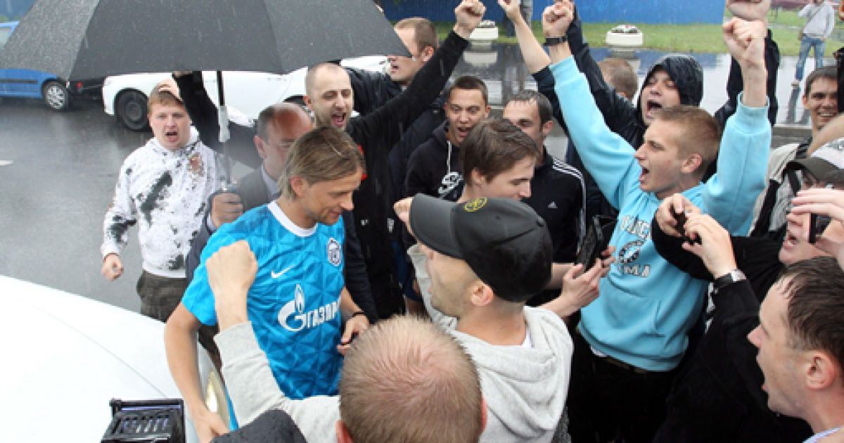 Тимощука чекав в Пітері сюрприз від фанатів "Зеніту"