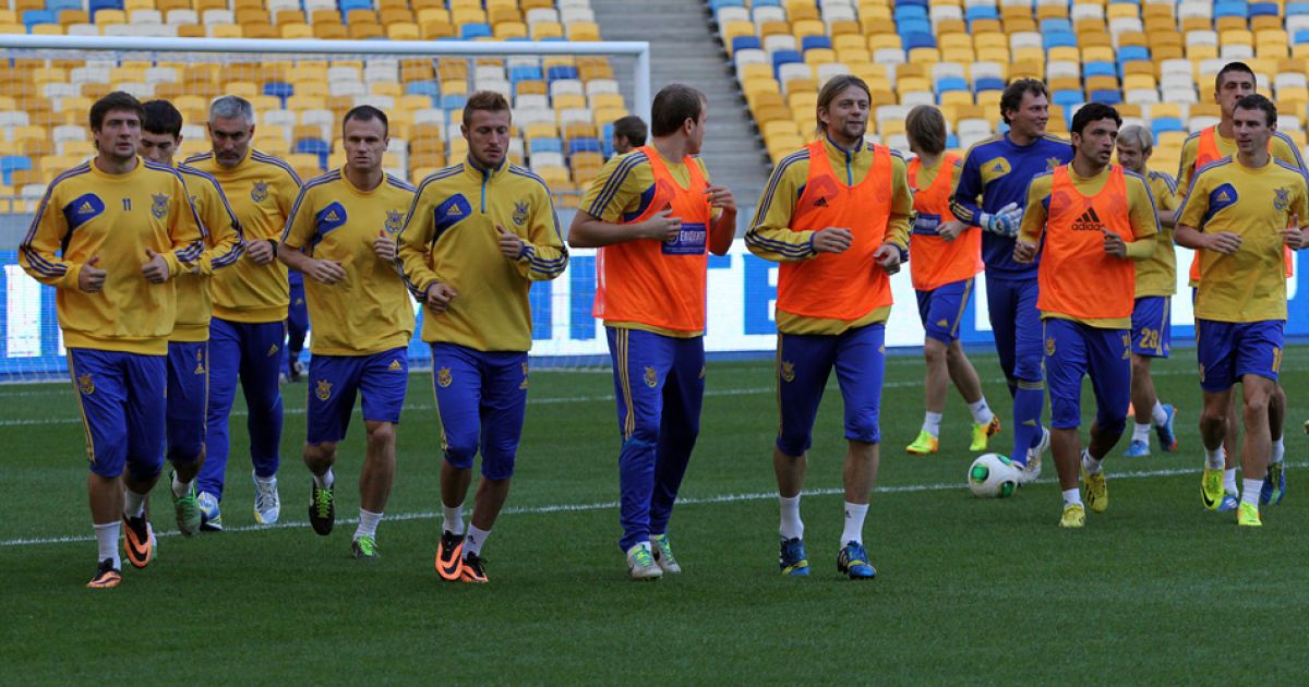 Збірна України випробувала "Олімпійський" / © dynamo.kiev.ua