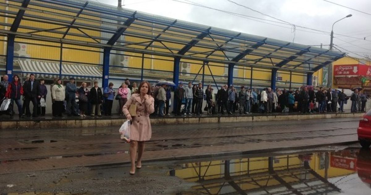 Через трамвай сотні киян запізнилися на роботу / © Сегодня