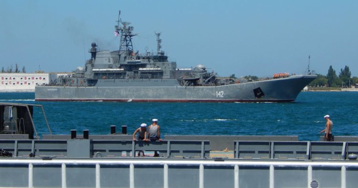 Підготовка до спільного святкування Дня війського-морського флоту ВМС України і Росії / © УНІАН