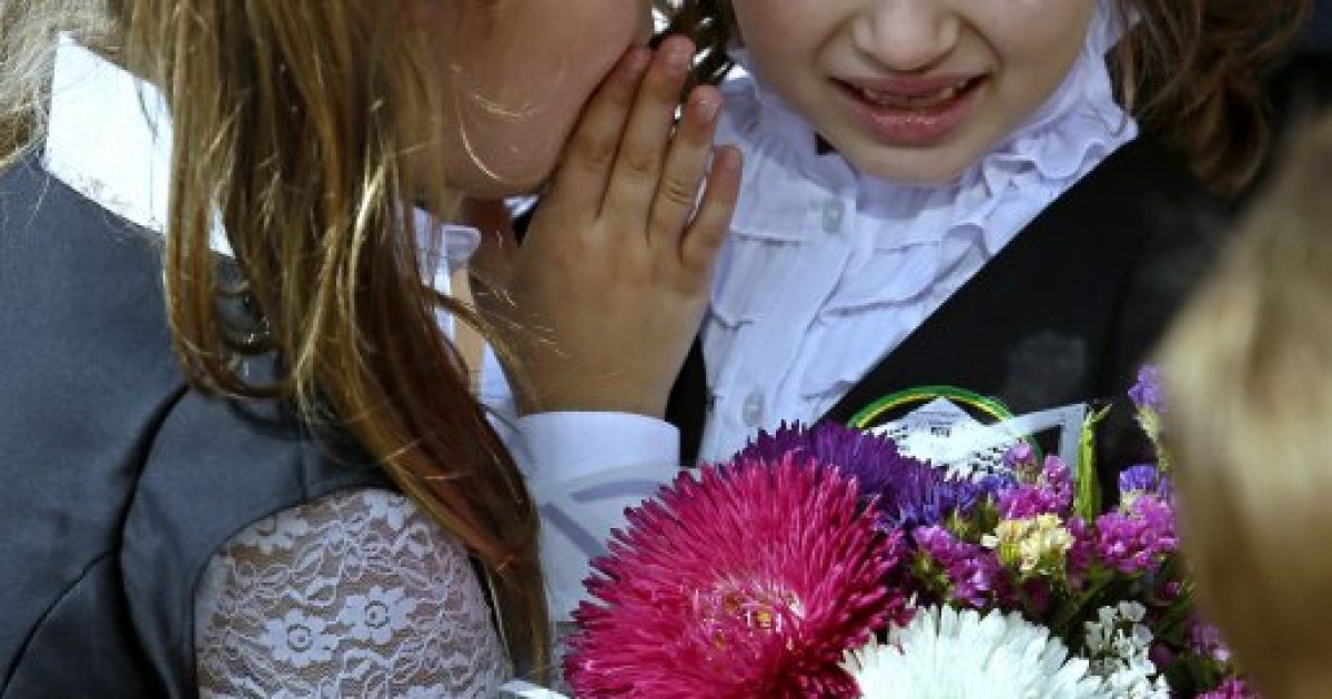 Янукович привітав школярів зі святом Першого дзвоника / © УНІАН