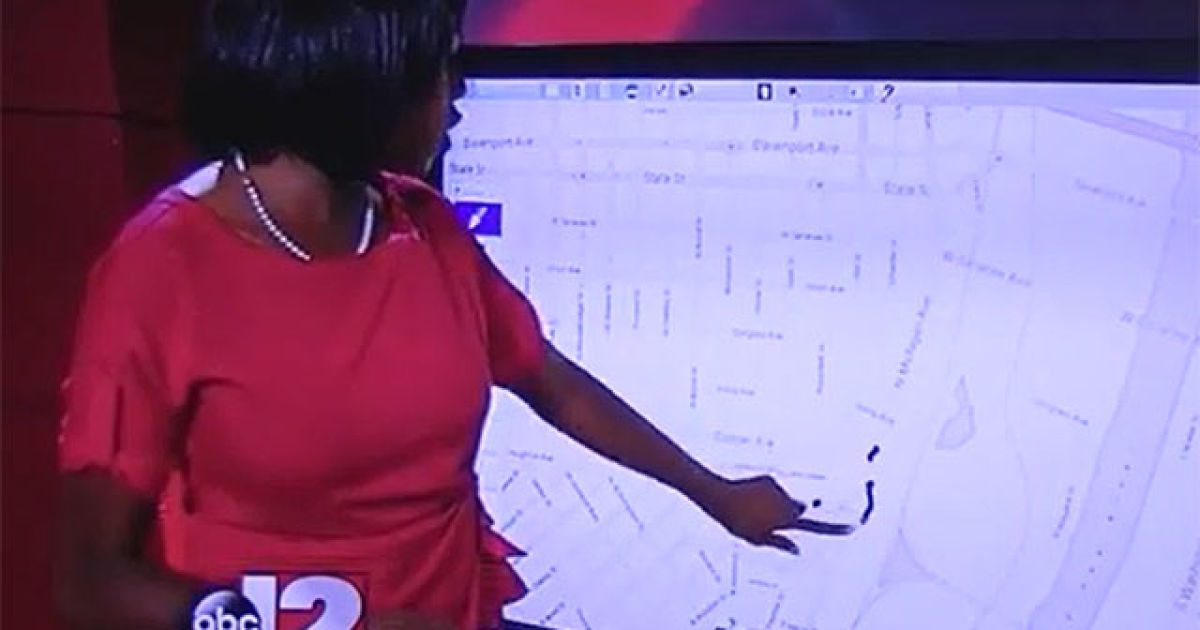 Репортер намалювала пеніс. Скріншот з відео