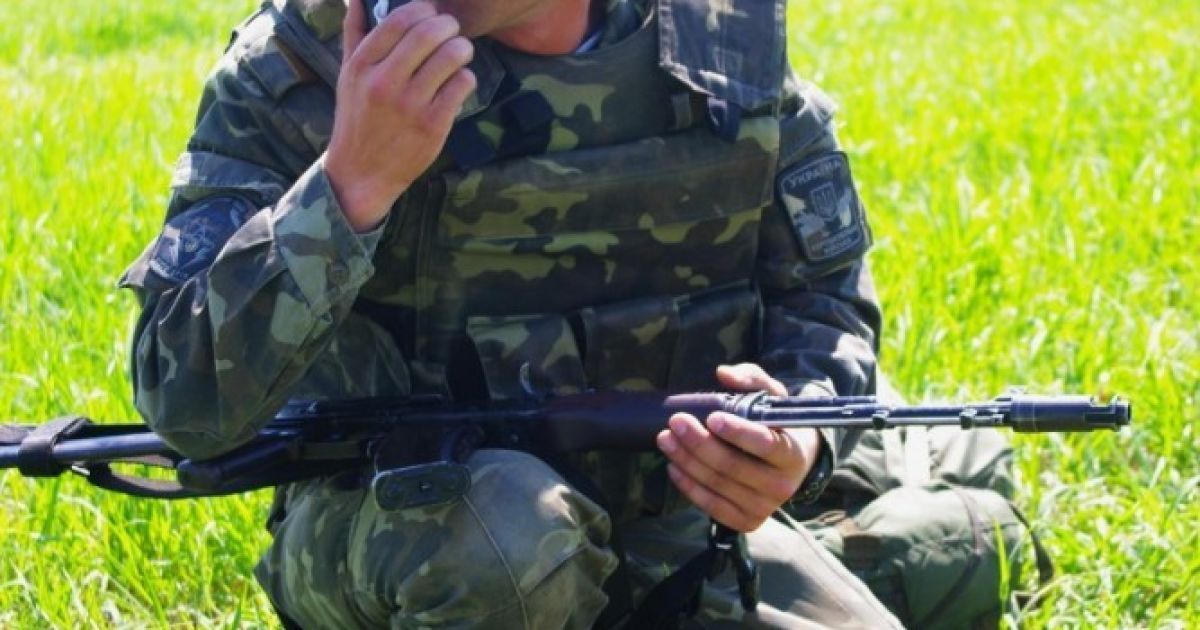 Морпіхи і десантники успішно знищили "базу терористів". / © Думская.net