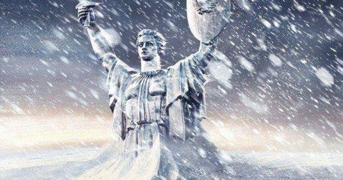 Кияни у шоці від погоди і ситуації на дорогах / © vk.com