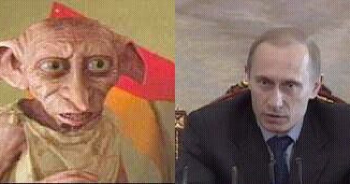 Актор порівняв російського президента із хатнім ельфом