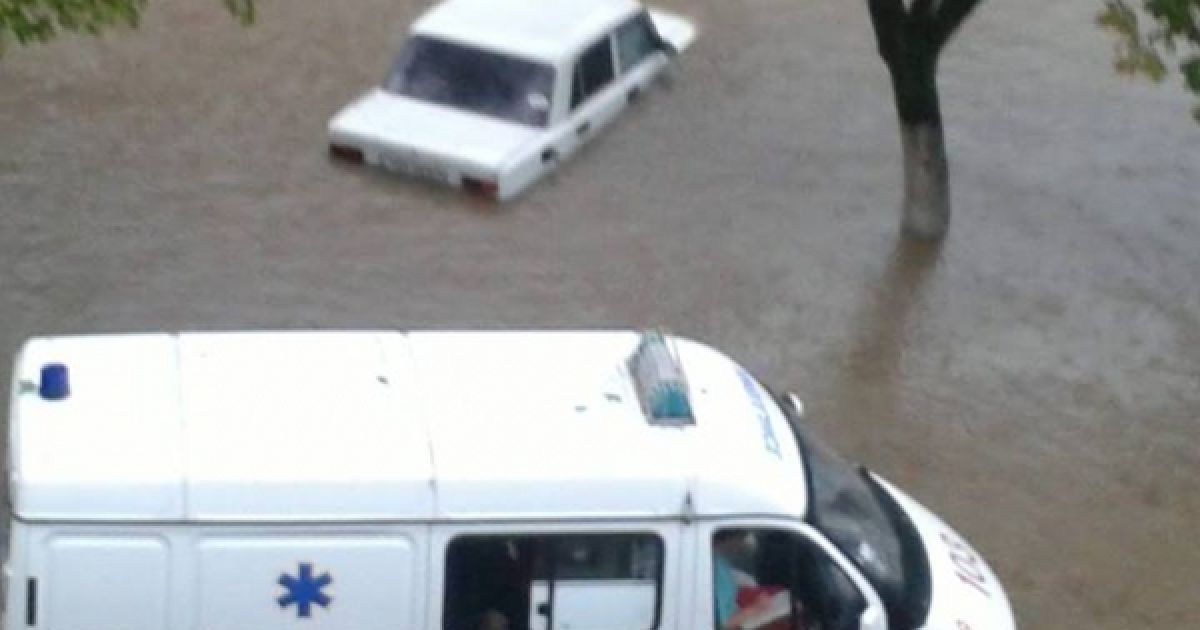 Злива у Луцьку / © pikabu.ru