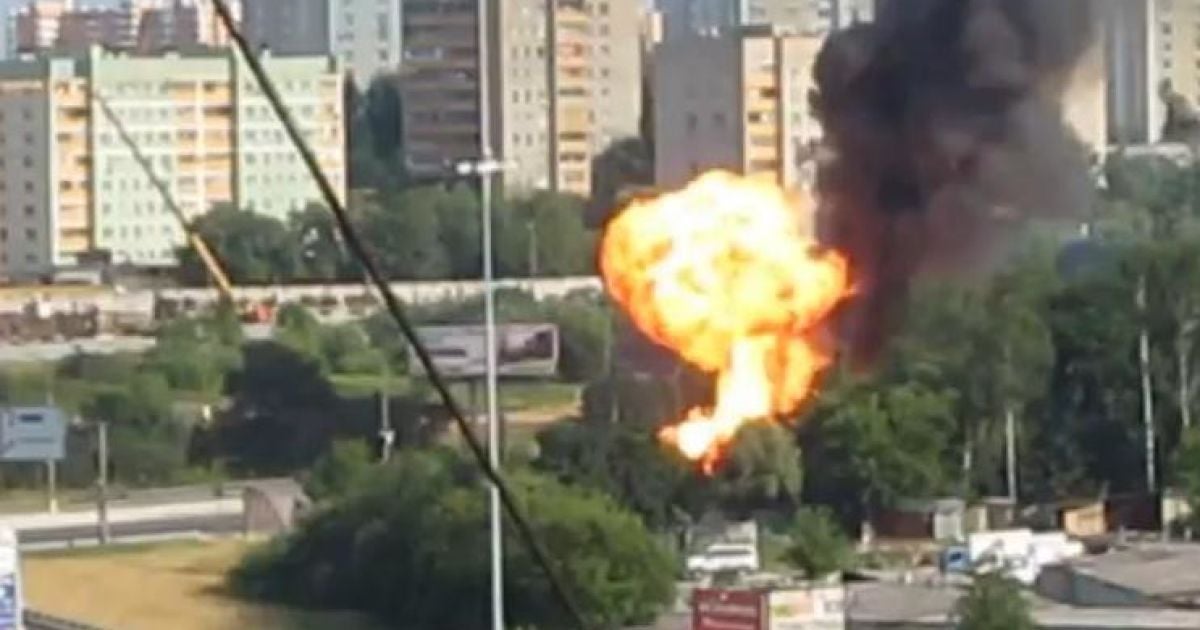 У Москві "відстріляла" своє "Газель" із газовими балонами