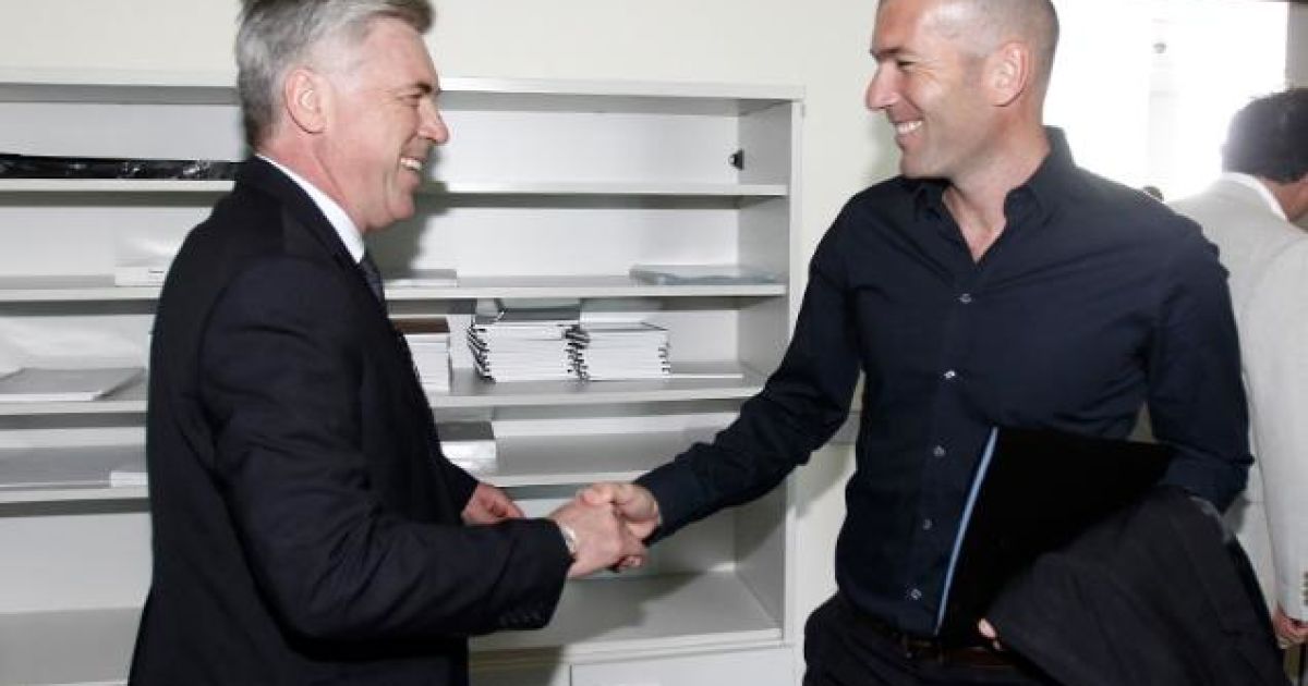 Зідан працюватиме з Анчелотті