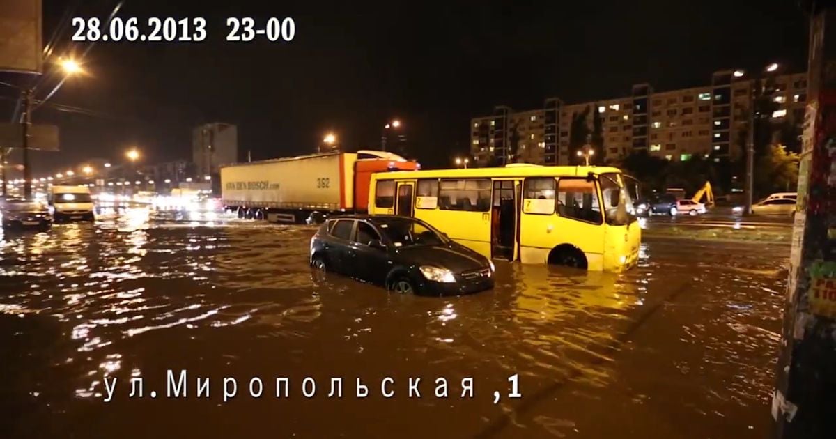 Злива і потоп у Києві 28 червня (с) youtube.com/user/igosha2010