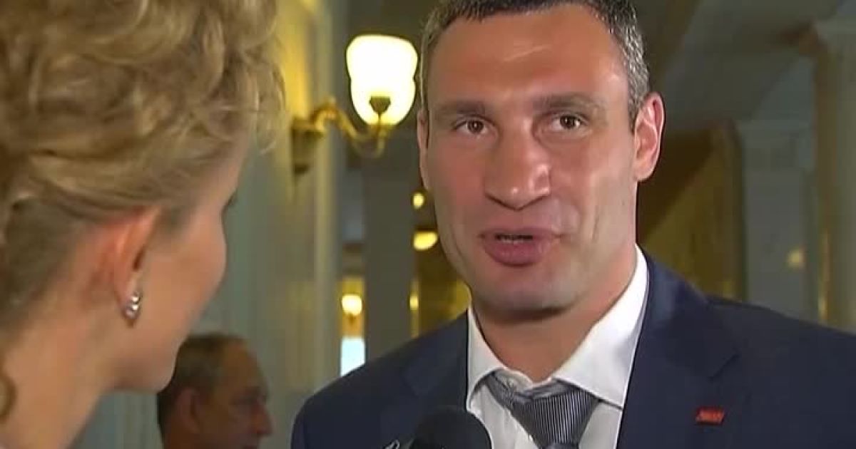 У Кличка немає амбіцій бути актором.