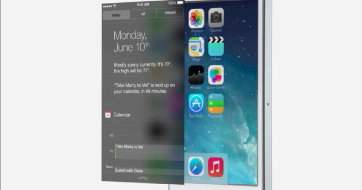 iOS 7: як виглядатиме оновлений iPhone / © The Verge