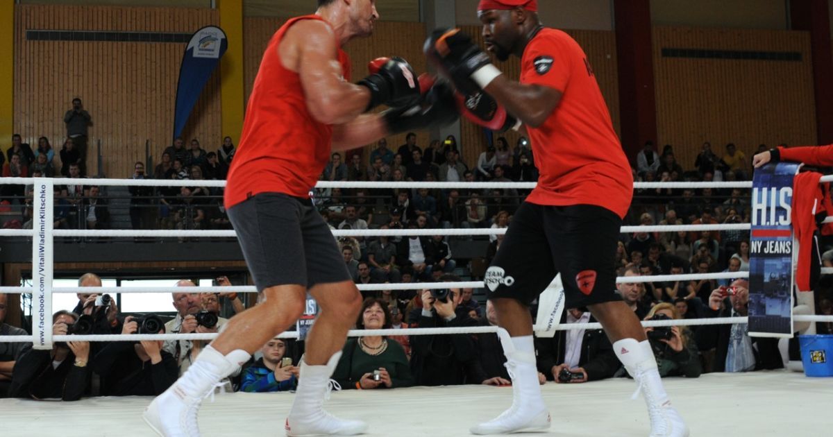 Відкрите тренування Кличка і П'янети / © klitschko.com