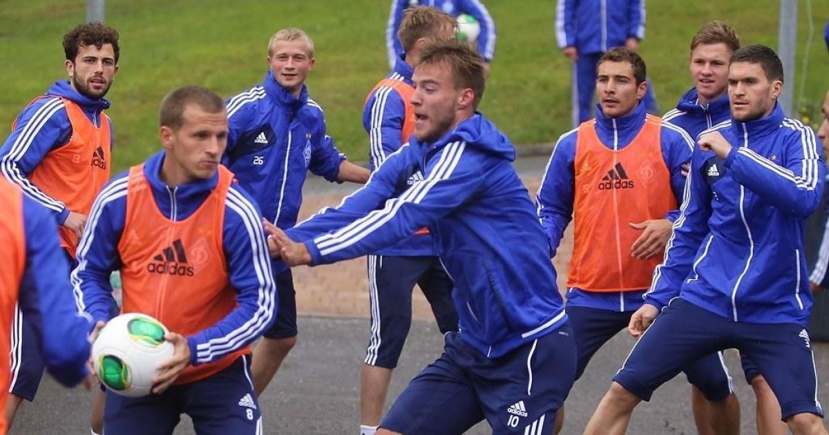 Гравці "Динамо" зіграли в баскетбол / © fcdynamo.kiev.ua