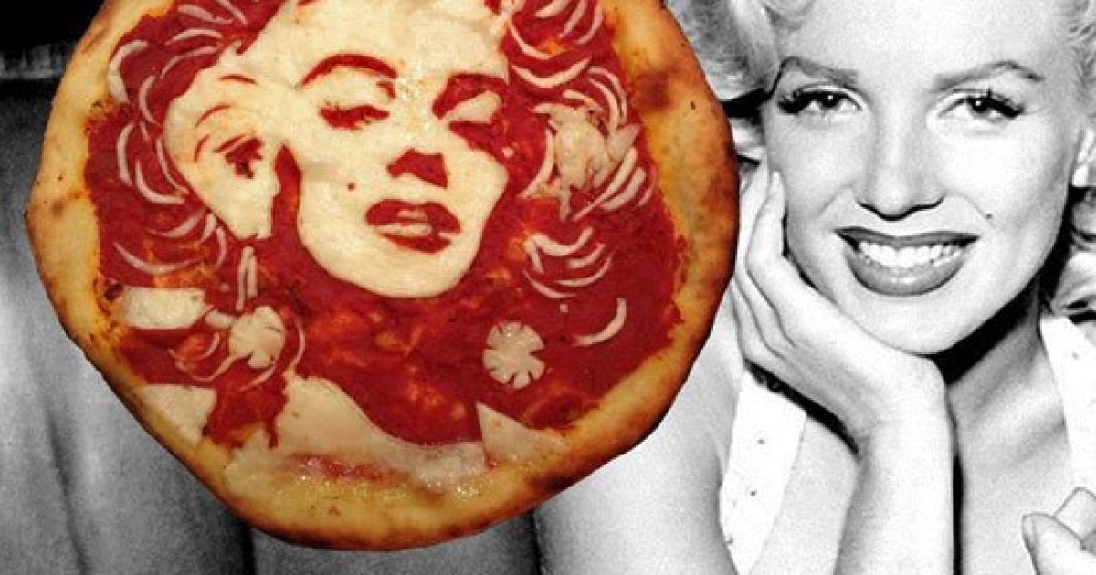 Доменіко Кролла робить портрети на піці