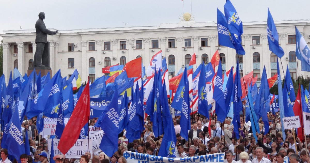 На мітингу виступили ветерани Великої Вітчизняної війни