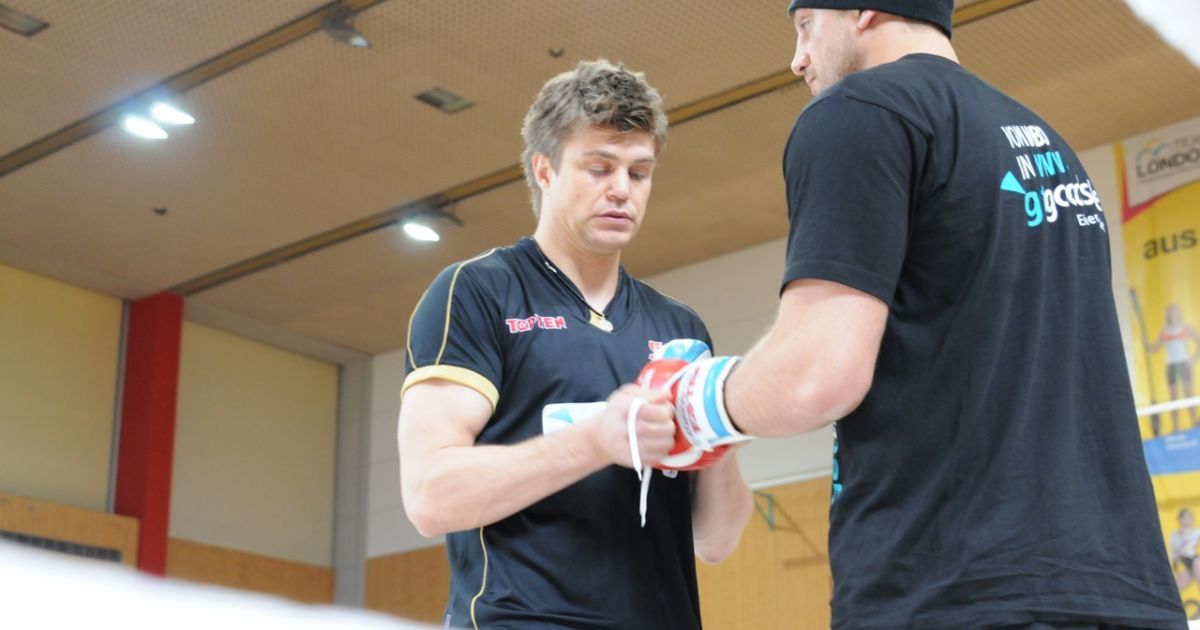 Відкрите тренування Кличка і П'янети / © klitschko.com