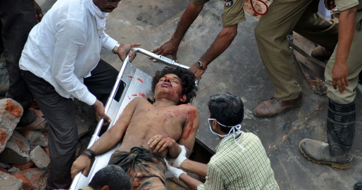 В Індії обвалився готель