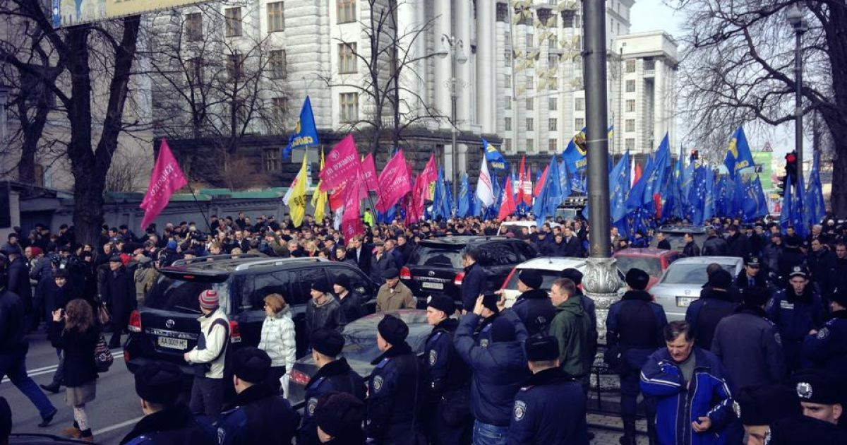 Опозицію не пускають під Раду / © Олександр Аронець