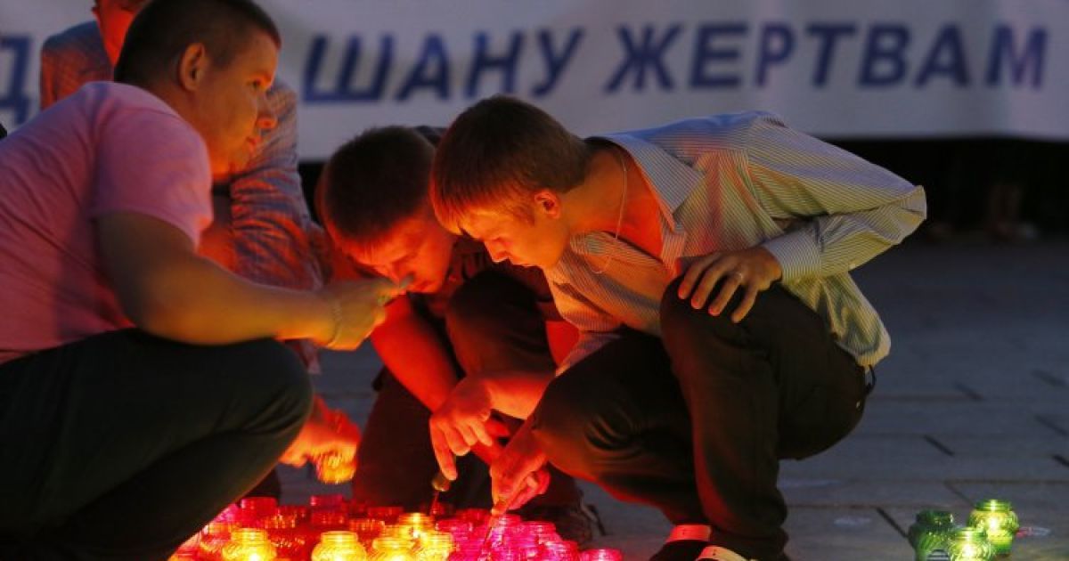 У Києві запалили свічки / © УНІАН