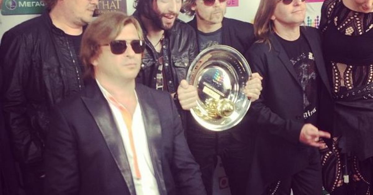 Гурт Би-2 отримав тарілку МУЗ-ТВ, як найкращий рок-гурт