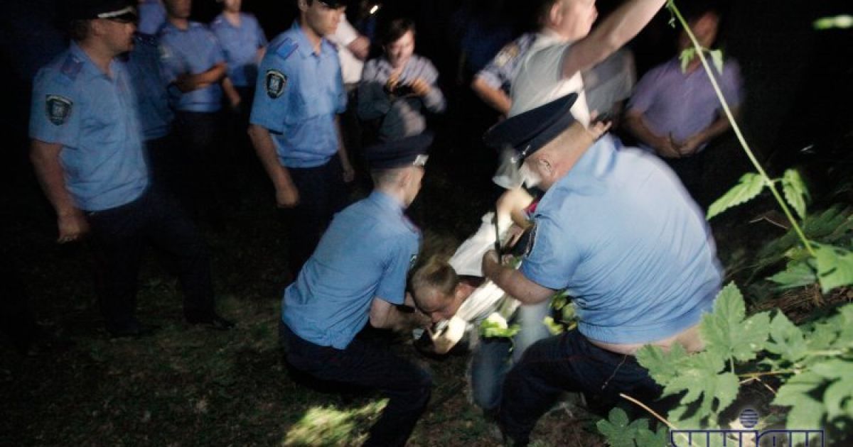 У Києві пройшло пікетування Святошинського райвідділу міліції / © УНІАН