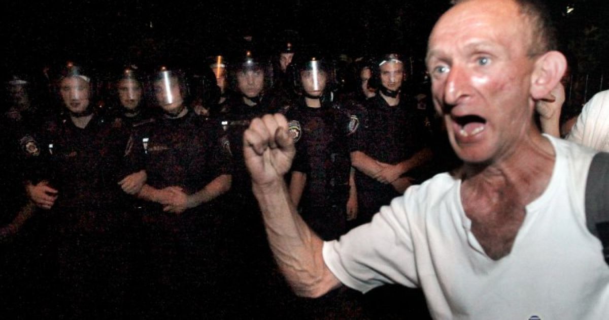 У Києві пройшло пікетування Святошинського райвідділу міліції / © УНІАН