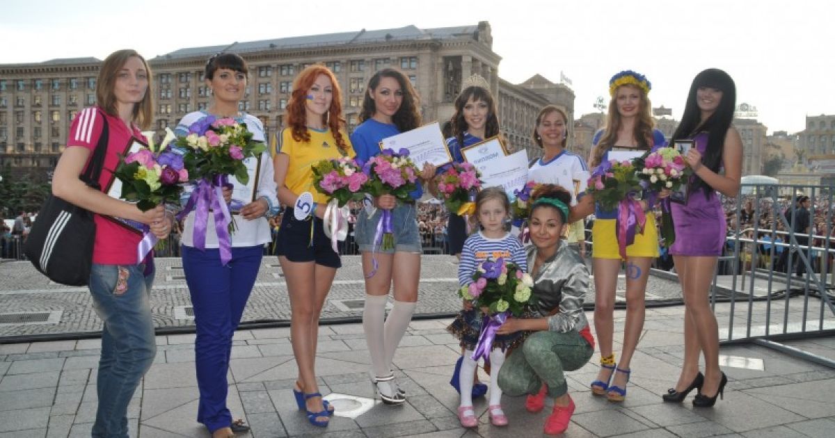 В Києві обрали Футбольну королеву / © nsc-olimpiyskiy.com.ua