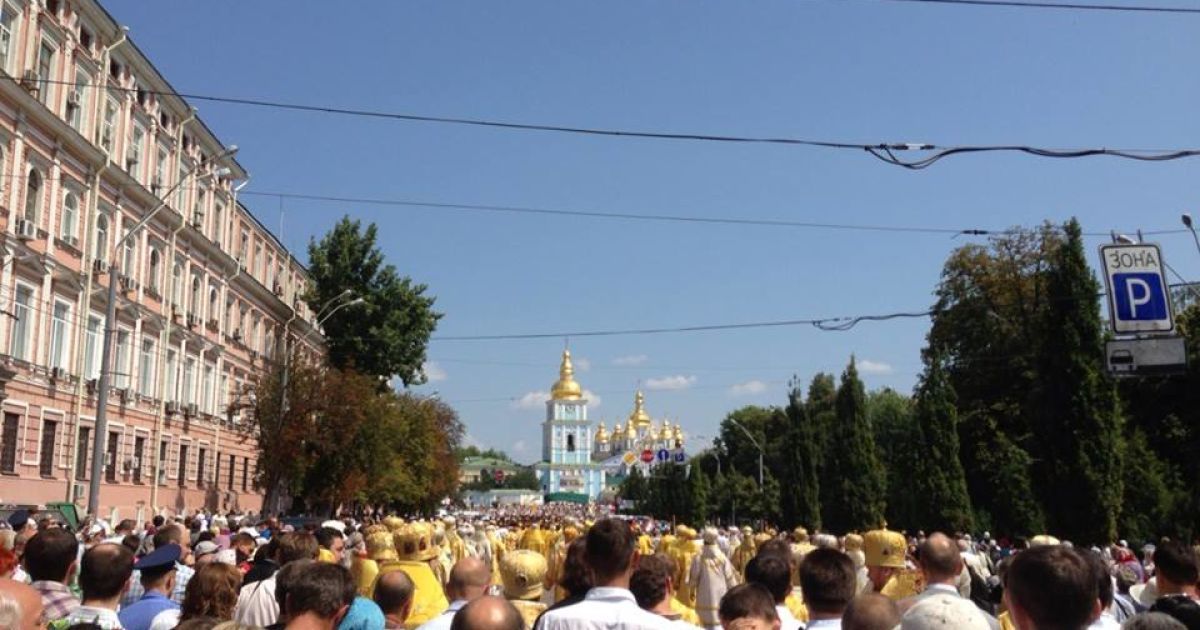 Вірні УПЦ-КП пройдуть хресним ходом на схили Дніпра